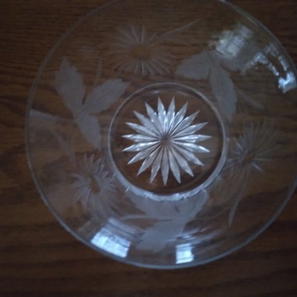 Bowl, Vintage, Candy, Decorative, Etched - Picture 7 of 8